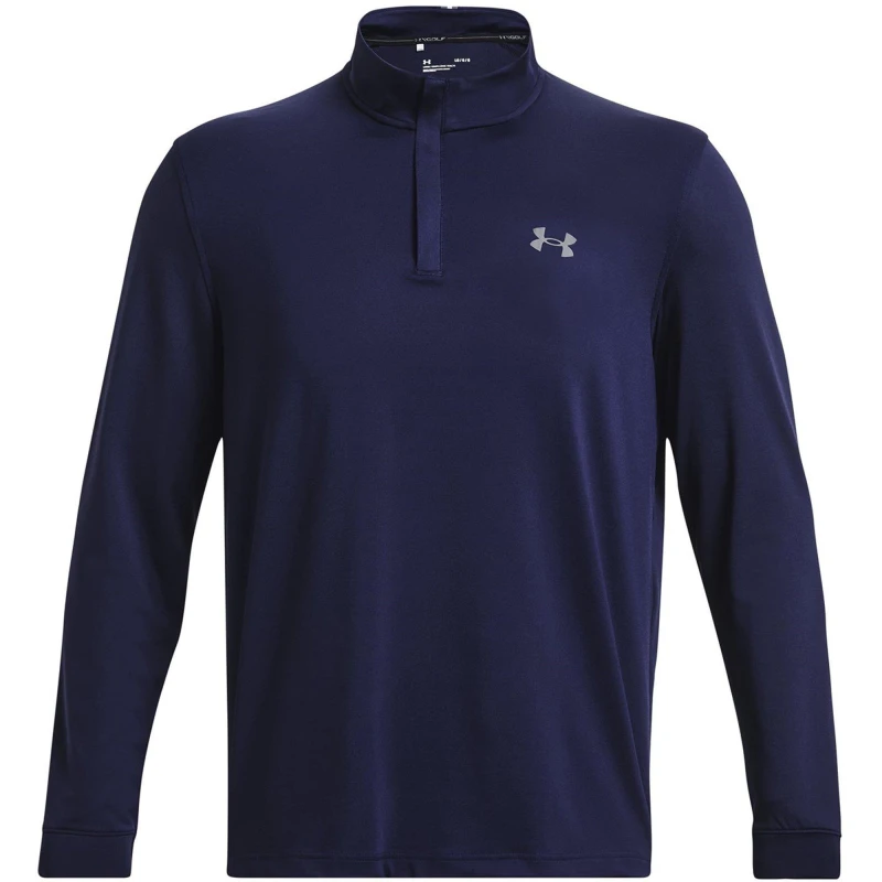 Image of Under Armour Match Play Zip Mens Midnight Navy male S