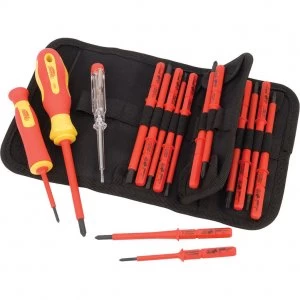 Image of Draper Expert 18 Piece VDE Insulated Screwdriver Set