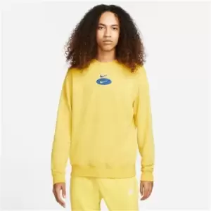Image of Nike NSW Crew Sweater Mens - Yellow