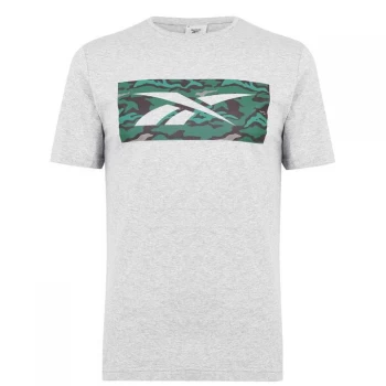 Image of Reebok Camo T Shirt - Grey