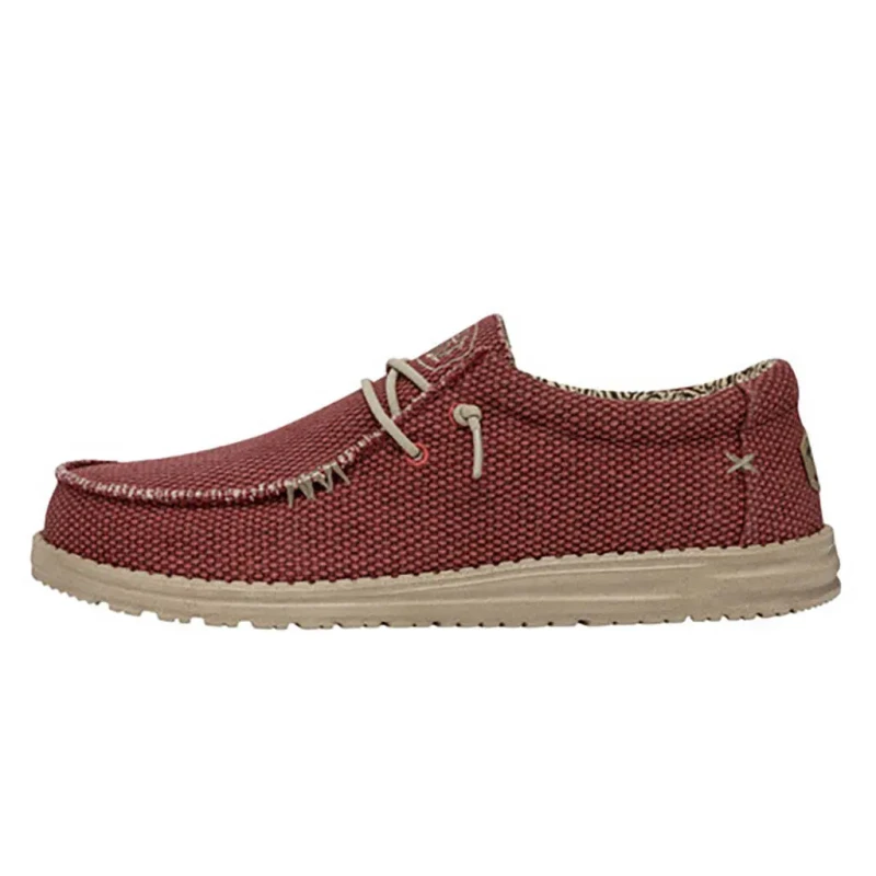 Image of Hey Dude Shoes Hey Dude Wally Braided Rouge Unisex 39