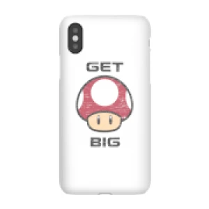 Image of Nintendo Super Mario Get Big Mushroom Phone Case - iPhone X - Snap Case - Matte