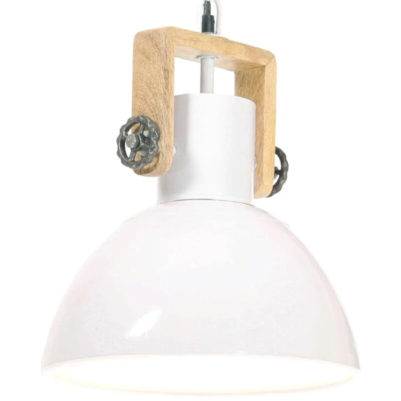 Image of VIDAXL Industrial Hanging Lamp 25 w White Round 30cm E27 Vidaxl 8720286024232