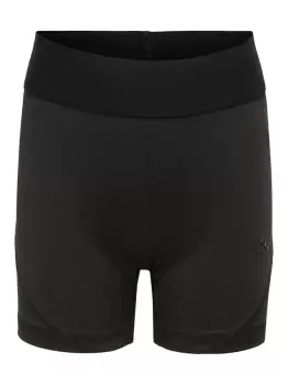 Image of ONLY Solid Colored Shorts Women Black