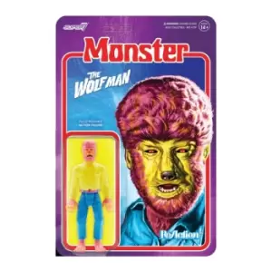 Image of Universal Monsters W5 Wolfman Costume Colours Reaction Figure