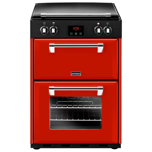 Image of Stoves Richmond600Ei 60cm Electric Cooker with Induction Hob - Hot Jalapeno - A/A Rated