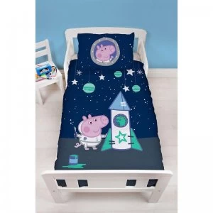 Image of Peppa Pig George Boom Junior Duvet Set