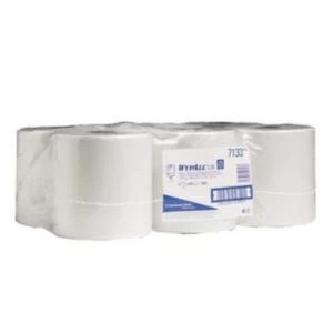 Image of Wypall L10 Wipers Centrefeed One Ply White 1 x Pack of 6 Rolls 7266