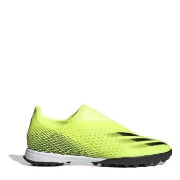 Image of adidas X Ghosted .3 Laceless Astro Turf Trainers - Green