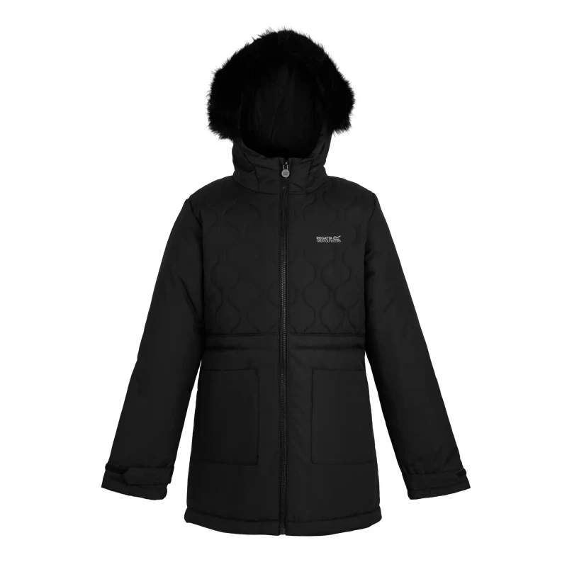 Image of Child Puffer jacket Regatta Fabrizia II Noir Unisex 11/12 ans