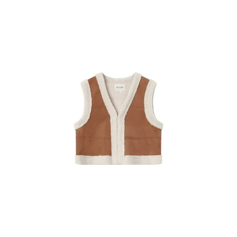 Image of Grace & Mila Sleeveless jacket For Her Grace & Mila Sohen Marron Female L