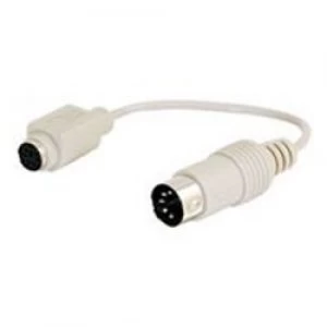 Image of C2G PS/2 Female to AT Male Keyboard Adapter Cable 15cm