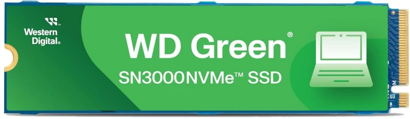 Image of Western Digital GREEN SN3000 2TB M.2 NVMe PCI-E Gen4 Solid State Drive - Read 5000 MB/s, Write 4200 MB/s - WDS200T4G0E
