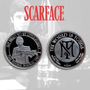 Image of Scarface Collectable Coin The World Is Yours