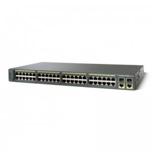 Image of Cisco Catalyst 2960-48TC - Switch - 48 Ports - Managed - Rack Mountabl