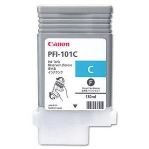 Image of Canon PFI101 Cyan Ink Cartridge