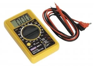 Image of Genuine SEALEY MM19 Digital Multimeter 7 Function