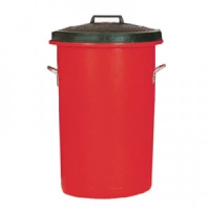 Image of Slingsby Heavy Duty Coloured Dustbin Red 85 Litre 311969