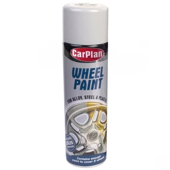 Image of Carplan Wheel Paint Bright Silver 500ml