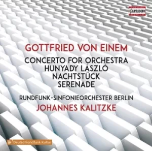Image of Gottfried Von Einem Concerto for Orchestra/Hunyady Laszlo/ by Gottfried von Einem CD Album