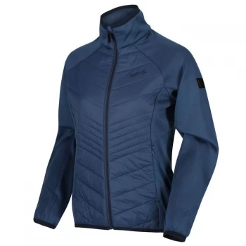 Image of Regatta Womens Clumber Hybrid Baffle Jacket - DkDenm/DkDnm