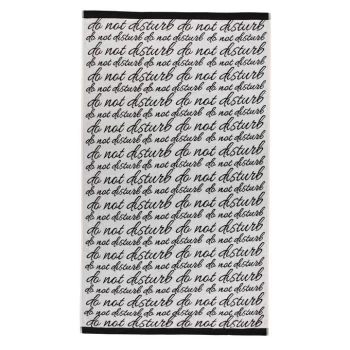 Image of Hotel Collection Do No Disturb Beach Towel - Do Not Disturb