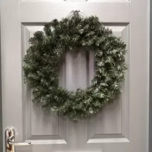 Image of 50cm Premier Christmas Woodcote Spruce Christmas Door Wreath