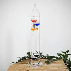 Image of Galileo Thermometer - 33cm Multi Coloured 5 Bulb