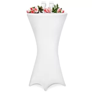 Image of Cocktail Table Cover White 70cm