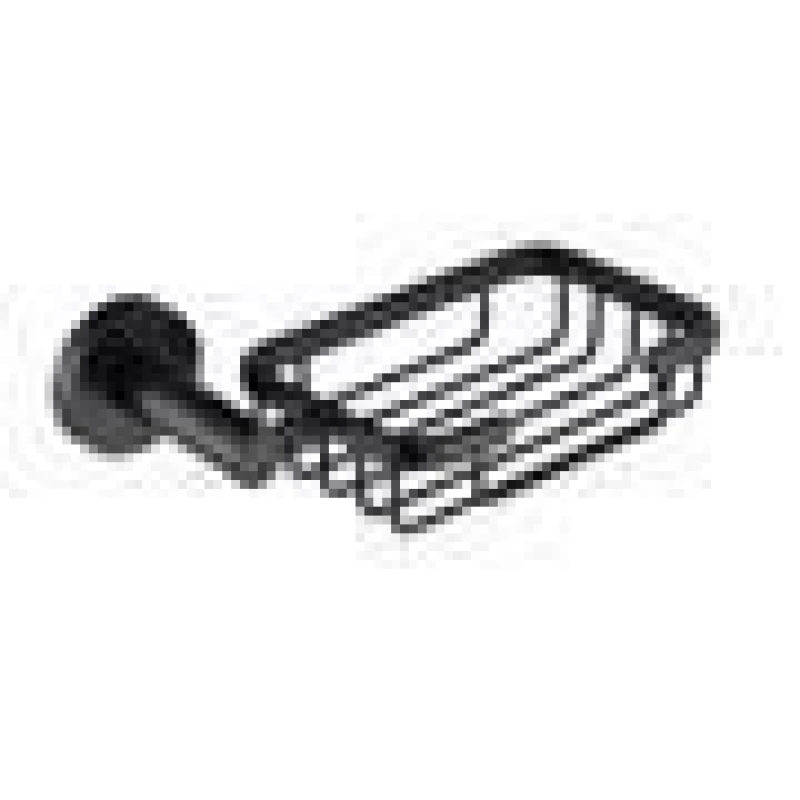 Image of Nes Home Modern Round Matte Black Soap Dish Black unisex