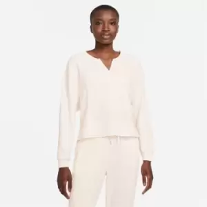 Image of Nike DriFit Luxe Waffle Top Womens - Cream