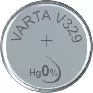 Image of Varta SILVER Coin V329/SR731 NaBli 1 Button cell SR731 Silver oxide 37 mAh 1.55 V