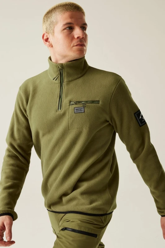 Image of Dare 2b Dare 2b Men Affinity Fleece in Bottle Green Size: Medium Bottle Green M Male 5063516188780