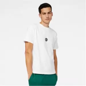 Image of New Balance NBLS Hoops T Shirt - White