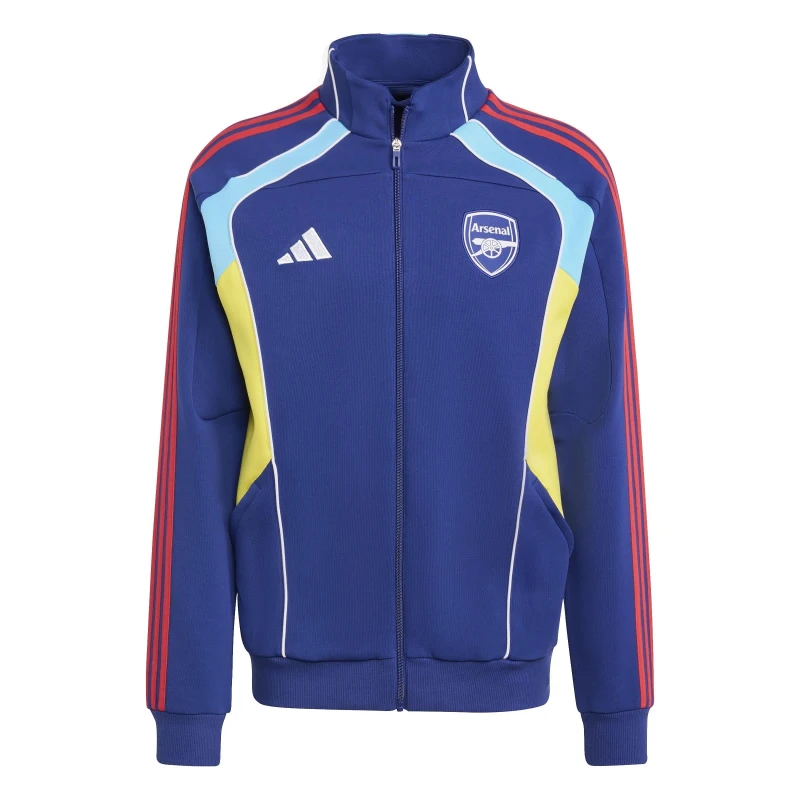 Image of adidas Arsenal UBP Tracksuit Top Adults Blue/Yellow male L
