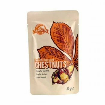 Image of Trustin Foods Peeled Roasted Chestnuts - 80g x 12