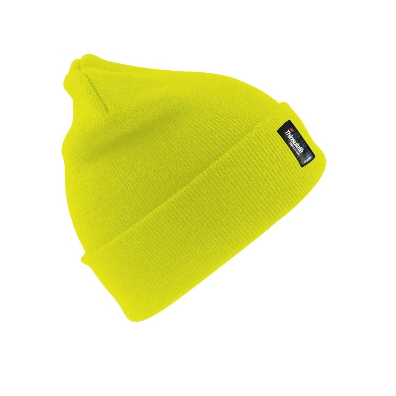 Image of Result Result Men Thinsulate Heavyweight Hat in Yellow Yellow One Size Male 5063527160461