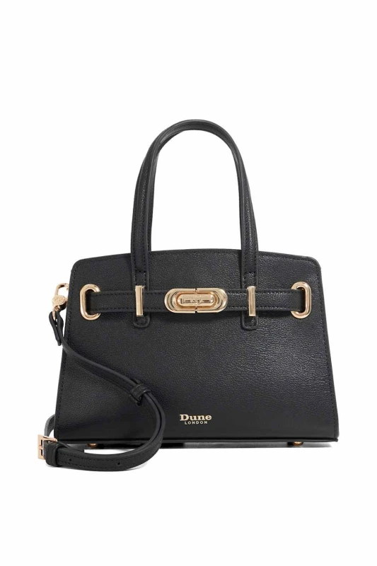 Image of Dune London Womens 'Dinkydefine' Leather Bag in Black Female One Size