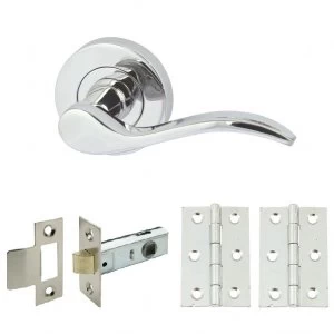 Image of Elegance Floating Handle Set with Latch and Hinges