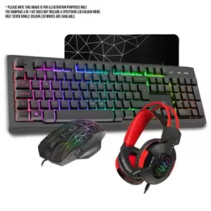 Image of CiT Rampage USB Keyboard, Mouse and Headset Combo