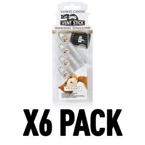 Image of Soft Blanket (Pack Of 6) Yankee Candle Vent Stick