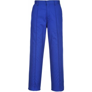 Image of Portwest - 2885 - Royal Blue Preston Mens Work Trousers with Side Pockets sz 40' Regular