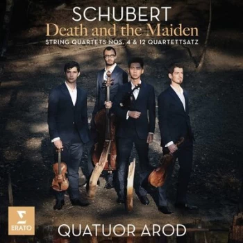 Image of Schubert Death and the Maiden String Quartets Nos 4 & 12 Quartettsatz by Franz Schubert CD Album