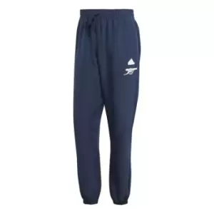 Image of adidas Arsenal Lifestyler Tracksuit Bottoms 2023 2024 Adults - Blue