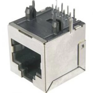 Image of ASSMANN WSW AMJ 188 00101 CAT6 Modular Socket RJ45 CAT 6 8 RJ45 Socket horizontal mount Silver