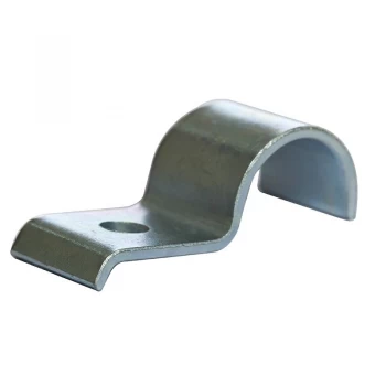 Image of 28.5mm x 1 Mild Steel + Zinc Plated CR3 Finish Half Saddle Clamp Heavy 10 Pack