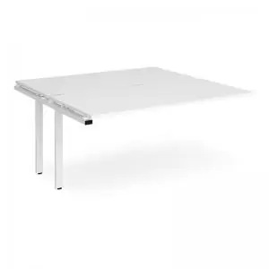 Image of Adapt add on units back to back 1600mm x 1600mm - white frame and