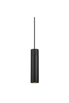 Image of Tilo Slim Pendant Ceiling Light Black GU10