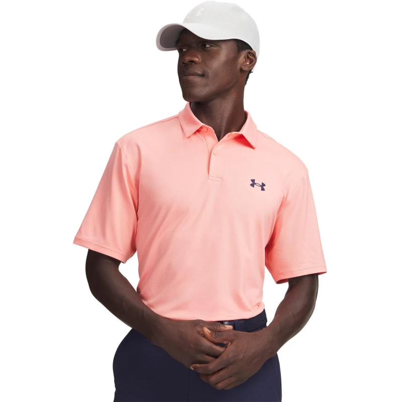 Image of Under Armour Matchplay Polo Mens Posh Pink male S