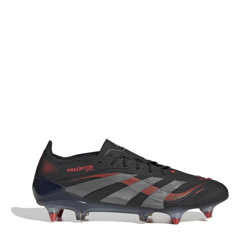 Image of adidas Predator Elite Soft Ground Football Boots Black/Grey male 6 (39.3)